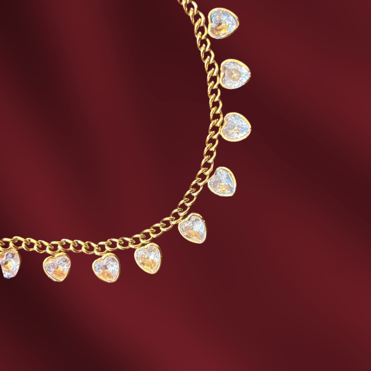Lumora Heart Necklace | 18K Gold Plated