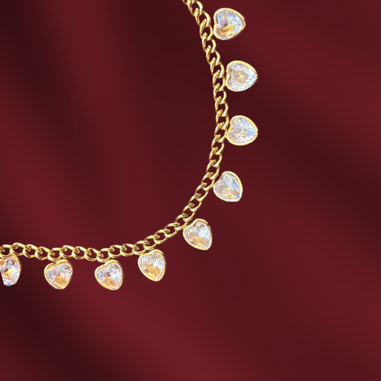 Lumora Heart Necklace | 18K Gold Plated