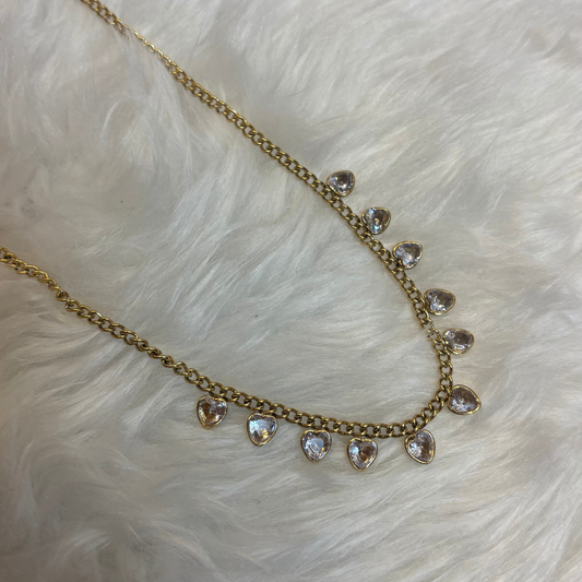 Lumora Heart Necklace | 18K Gold Plated