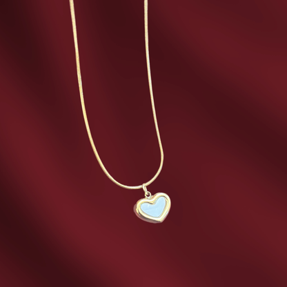 Solovia Golden Heart Necklace  | 18K Gold Plated
