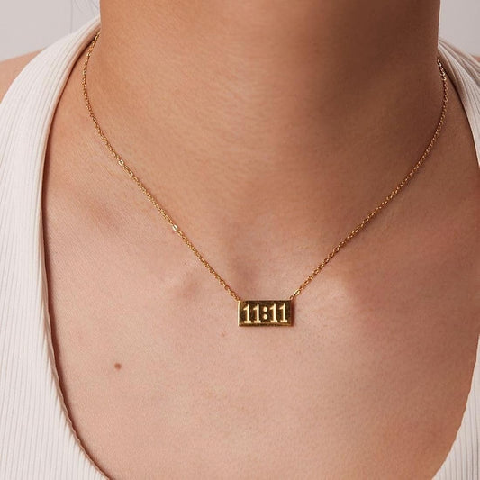 Wishmaker 11:11 Necklace | 18K Gold Plated