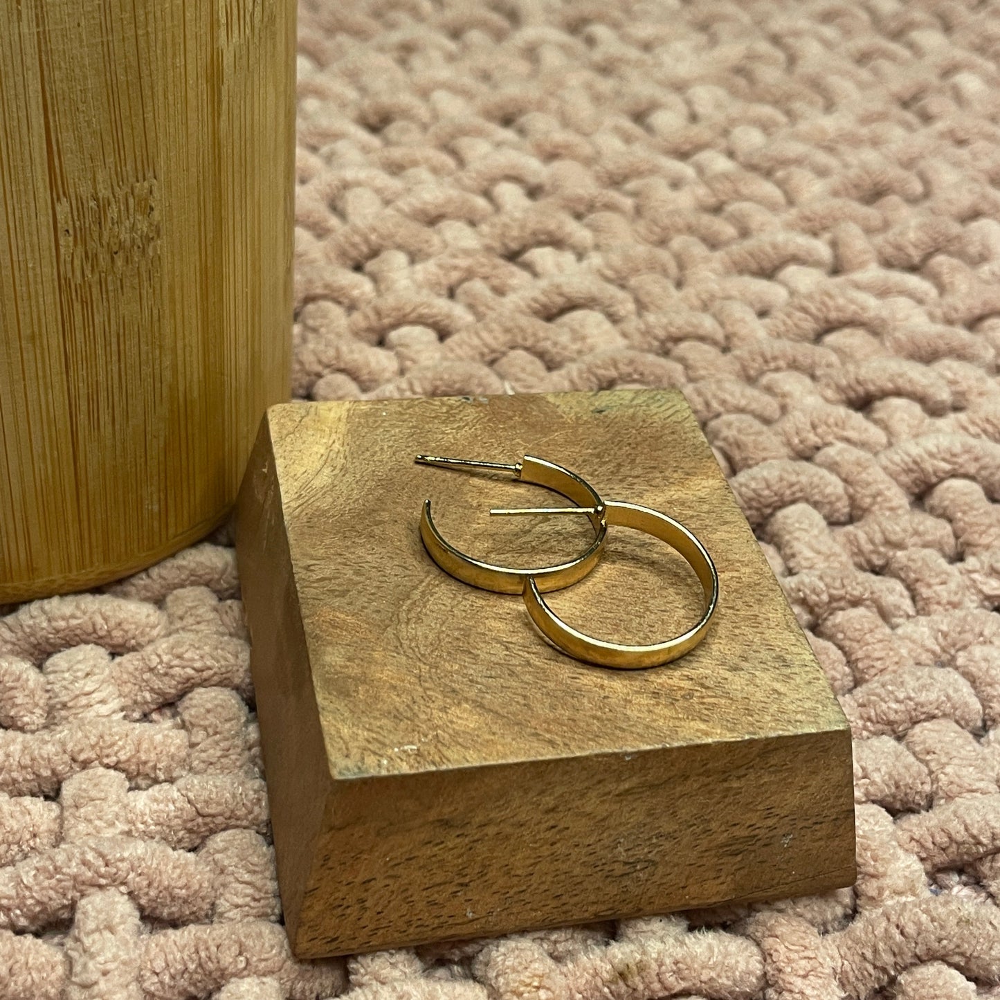 Fluted Petal Hoops