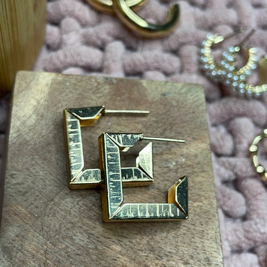 Mosaic Square Hoops