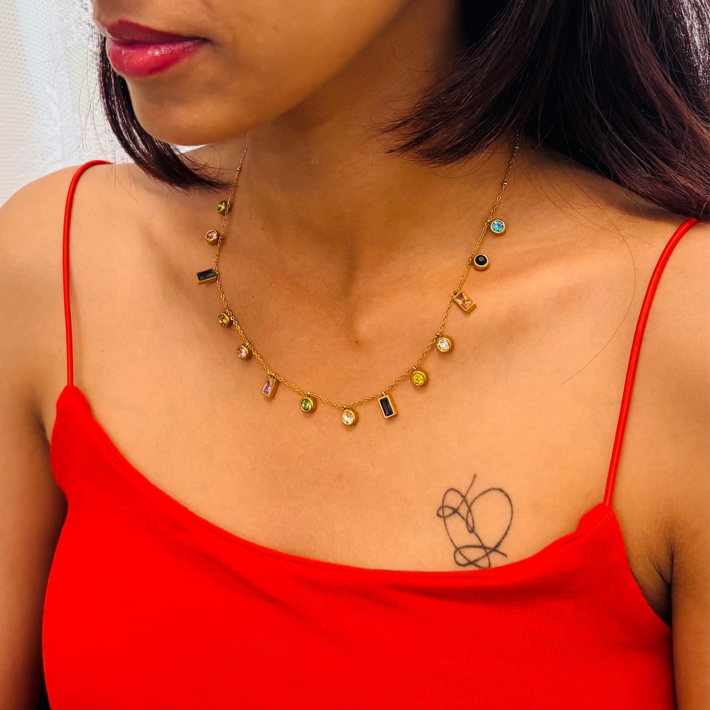 JoyPop Charm Necklace | 18K Gold Plated