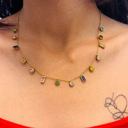 JoyPop Charm Necklace | 18K Gold Plated