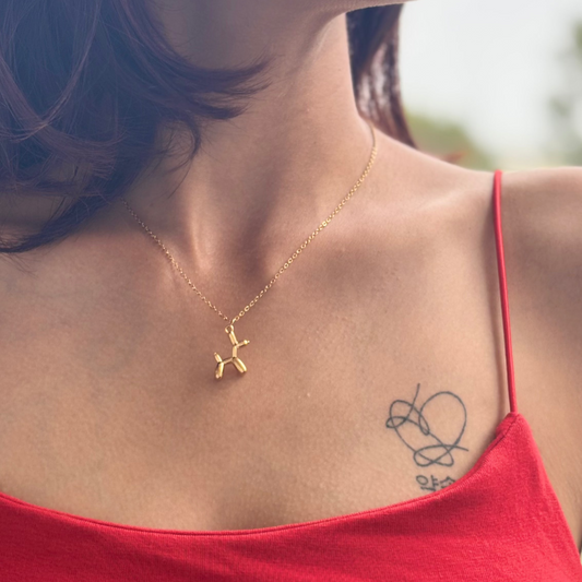 Puppy Love Necklace | 18K Gold Plated