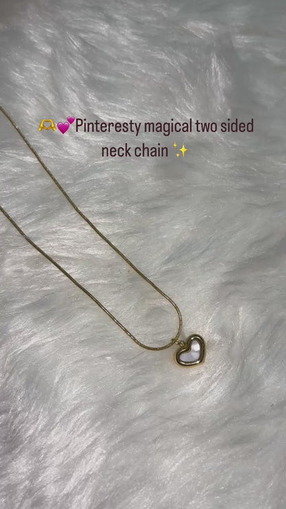 Solovia Golden Heart Necklace  | 18K Gold Plated